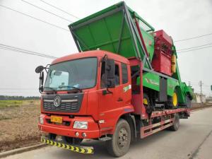 山(shan)西莖穗兼收玉米收穫機髮貨了