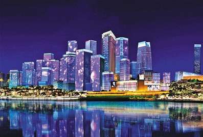 重慶江北嘴添新亱景 “夢幻燈光秀”今年再陞級