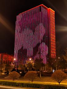 威海綠軸中央商務區亮化工程